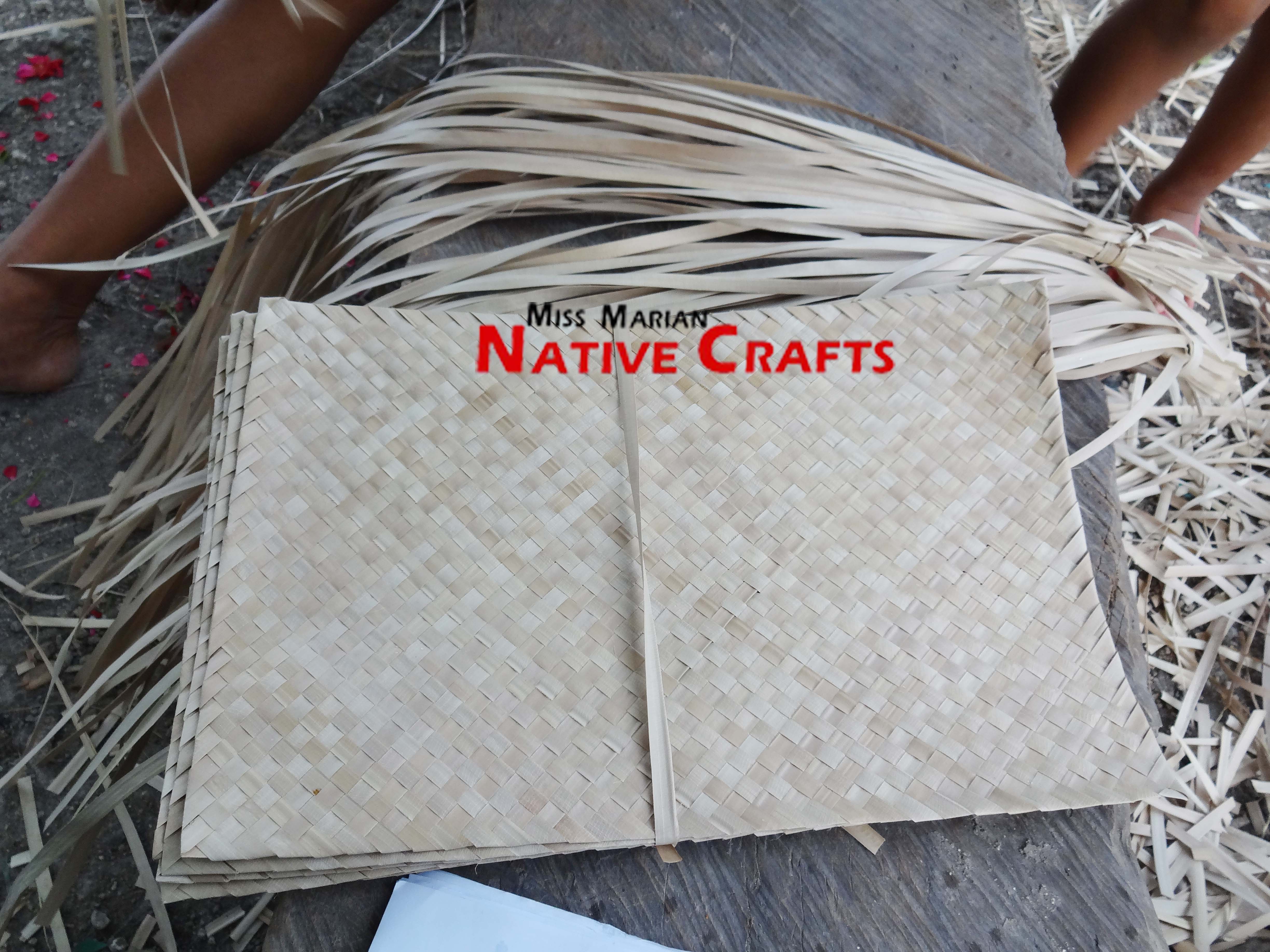 Woven Palm Leaf Mats And Placemats Palm Leaf Mat Rolls