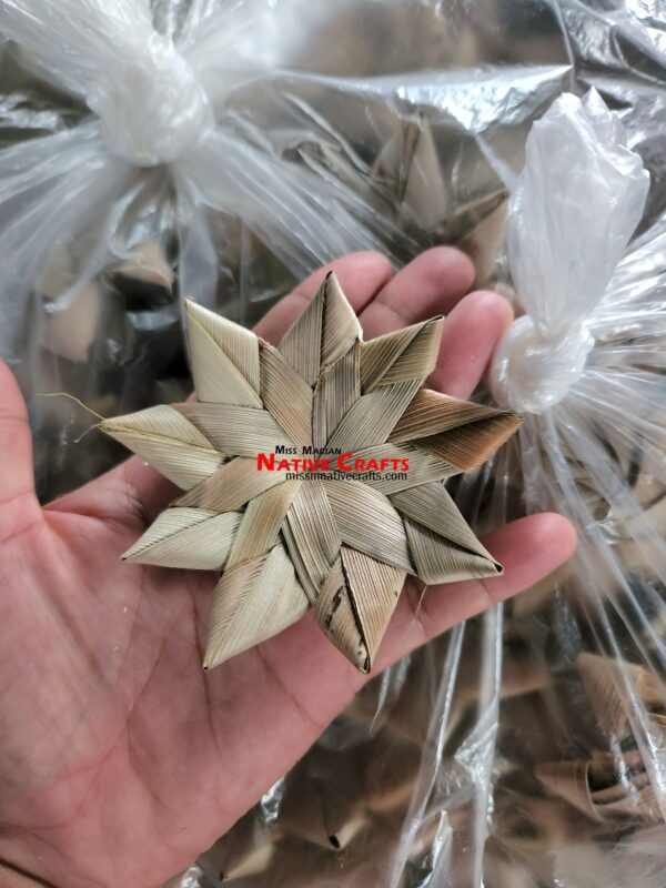 8Cm Palm Leaf star